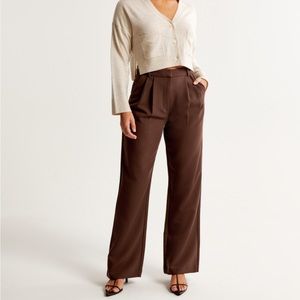 Curve Love A&F Sloane Tailored Pant